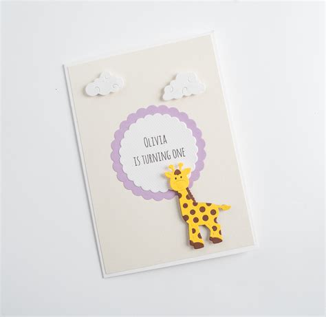 Cute Handmade First Birthday Invitations - Paper Paradise