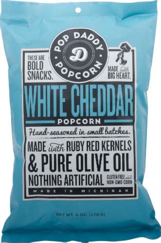 Pop Daddy Real White Cheddar Cheese Popcorn Oz Kroger