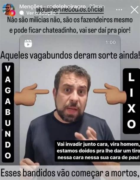 Nas Redes Usu Rios Prestam Solidariedade A Boulos Brasil