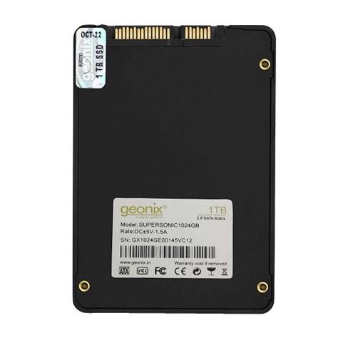 Geonix 1TB Supersonic SSD Gold Edition AS IT CARE