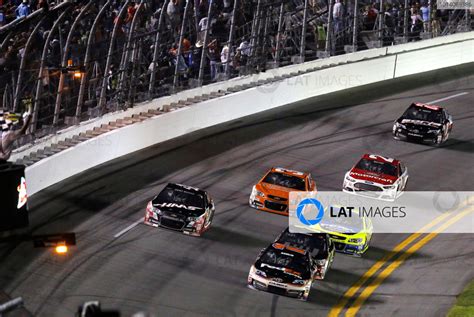 February Daytona Beach Florida Usa Denny Hamlin Takes The