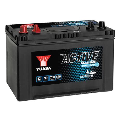 Yuasa Active Marine Bat V Ah Cca Efb Dual Bbl Batteries