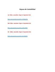 Repaso De Contabilidad Docx Repaso De Contabilidad 1er Video Completo