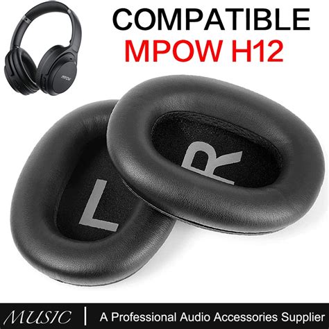 Earpads Replacement Ear Pads Cushion For Mpow H12 Noise Cancelling