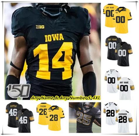 Iowa Hawkeyes Football Jersey, Custom Men Women Youth,, 53% OFF