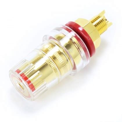 Elecaudio Bp Gold Plated Binding Post Acrylic Isolated Mm X Mm