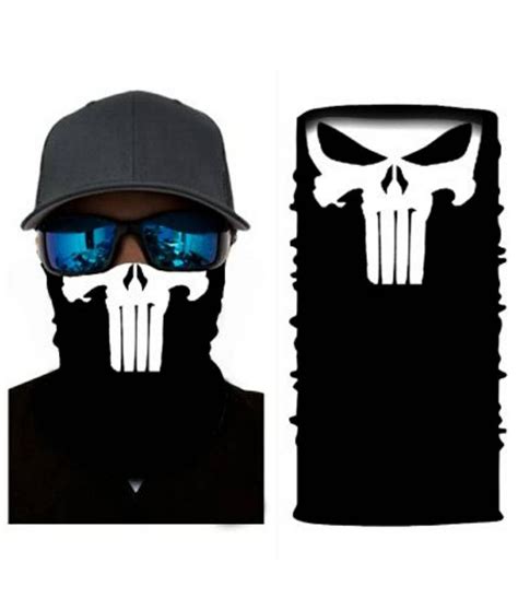 2 Pack Punisher Mask Neck Gaiter Face Mask Custom Print Etsy