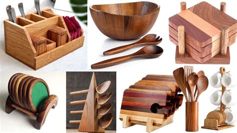 Stylish Wooden Kitchen Accessories And Decorations YouTube