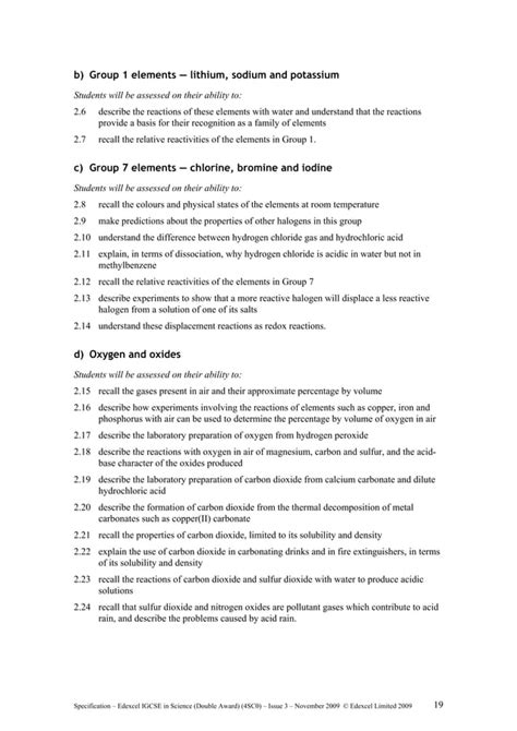 Igcse Science Double Award Specification Pdf