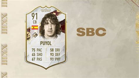 Fifa 23 Sbc Carles Puyol World Cup Icon Cheapest Solutions And Review