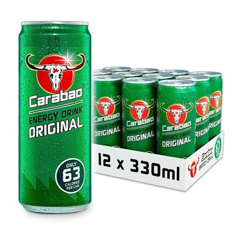 Carabao Energy Drink Flavour Pack - 60 x 330ml Cans | Free UK Delivery