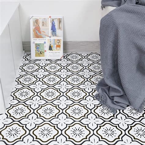 Black And White Vinyl Bathroom Floor Tiles – Flooring Ideas