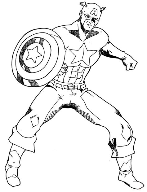 Desenho Dos Vingadores Para Colorir E Imprimir