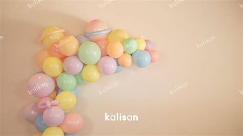 Kar K Renk Mini Makaron Balonlar Kalisan Balon