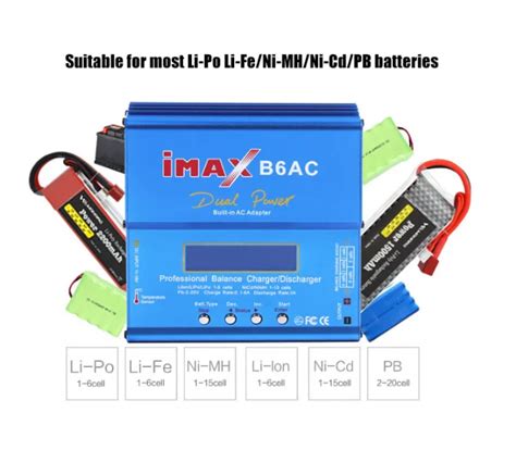 Imax B Ac W B Ac Charger Dual Power Professional Balance Discharger