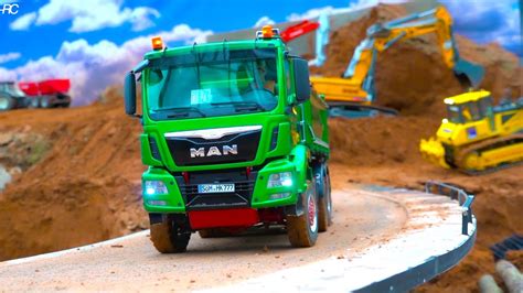 Rc Trucks Remote Control Jcb Man Scaleart Tipper Truck Rc Digger