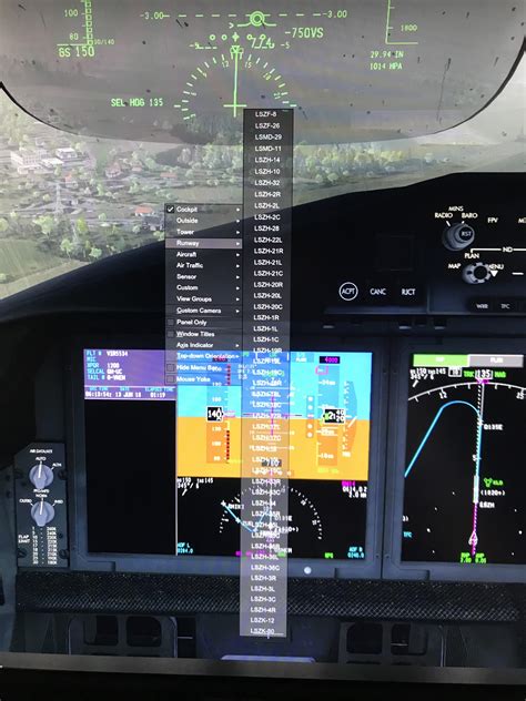 A lot of runways when selecting airport view LSZH - Aerosoft Mega ...