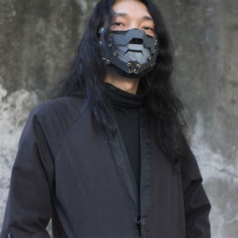 Cyberpunk Mask Techwear Mask Design By Gins Mk Etsy