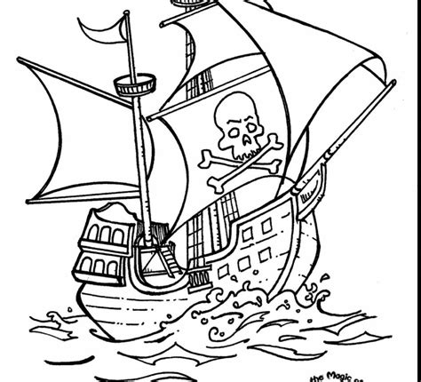 Realistic Pirate Ship Coloring Page | sexiezpix Web Porn