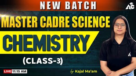 Master Cadre Chemistry Preparation Master Cadre Chemistry By