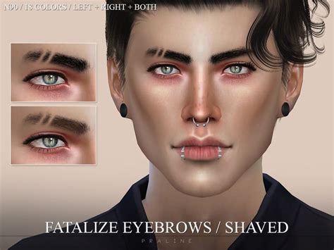 Sims 4 Eyebrows Custom Content