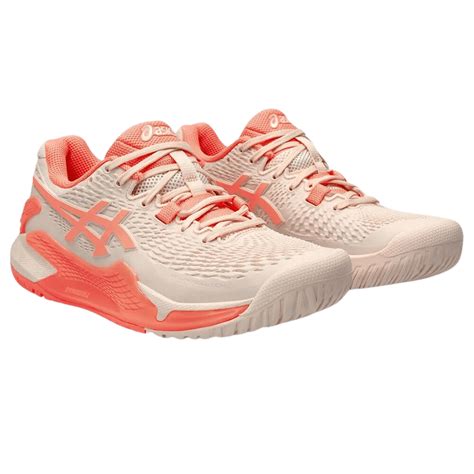 Tênis Asics Gel Resolution 9 Clay Rosa Coral