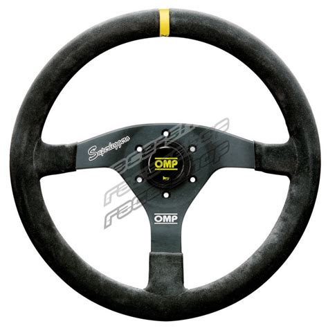 Spokes Steering Wheel Omp Velocita Superleggero Mm Suede Flat