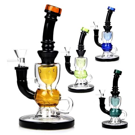 Small Bubble Pyrex Hookah High Borocilicate Glass Water Pipe Glass Smoking Pipe Percolator Dab