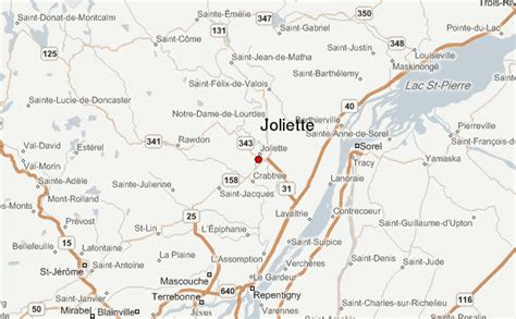 Joliette Map and Joliette Satellite Images