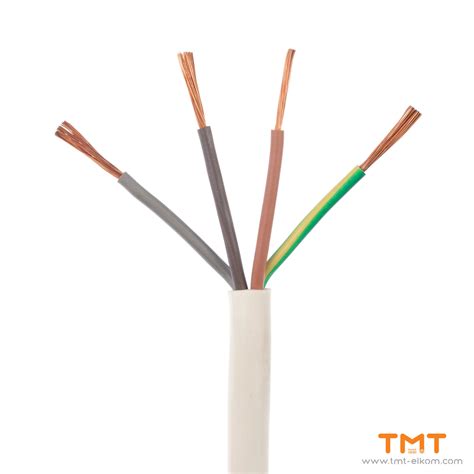 ТМТ ЕЛКОМ | КАБЕЛ ПСКГ 4Х1.50 БЯЛ 300/500V ( -60°C /+180°C)