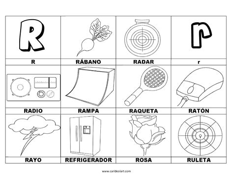 Dibujos Para Colorear Palabras Con R