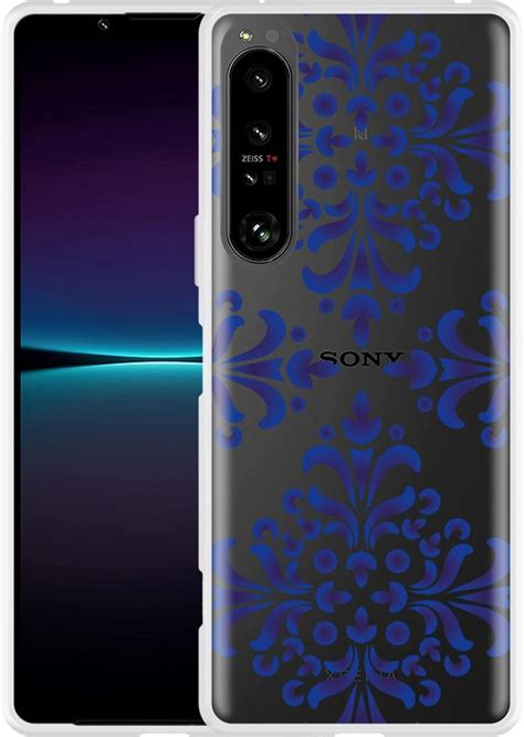 Cazy Hoesje Geschikt Voor Sony Xperia 1 IV Delfts Blauw Bol