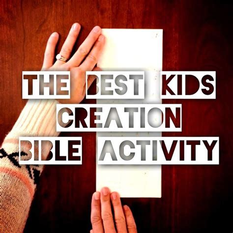 Sunday School Sundays - The Best Kids Creation Bible Activity ...