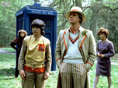 Nyssa Adric Five And Tegan From The Visitation Fifth Doctor