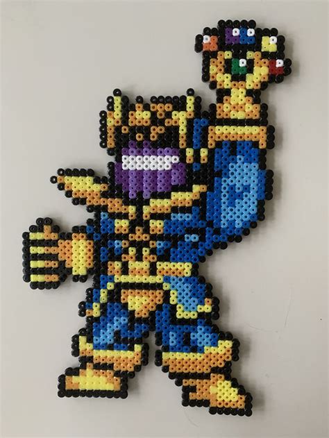 Thanos Perler Beads In 2023 Hama Beads Design Perler Crafts Perler