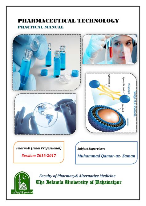 Lab Manual For Pharmaceutical Technology 11