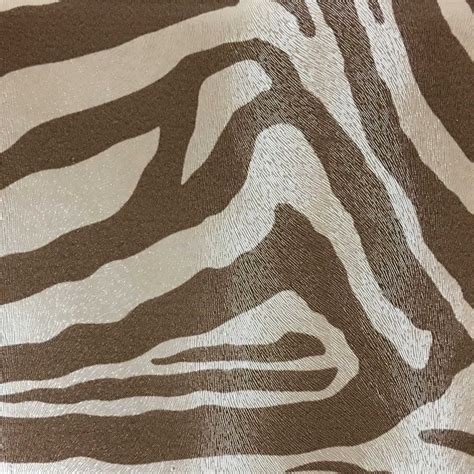 Chester Zebra Print Vinyl Faux Leather Upholstery Fabric By The Yard