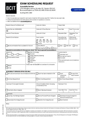 Form Canada Bcit Drc Fill Online Printable Fillable