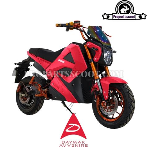 Electric Motorcycle Daymak Em1 72volts 500watts — Red