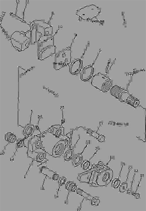 Parking Brake Wheel Loader Komatsu Wa470 1 Drive Shaft