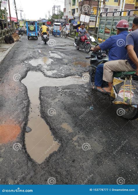 Indian Road in Rainy Season Editorial Photography - Image of body
