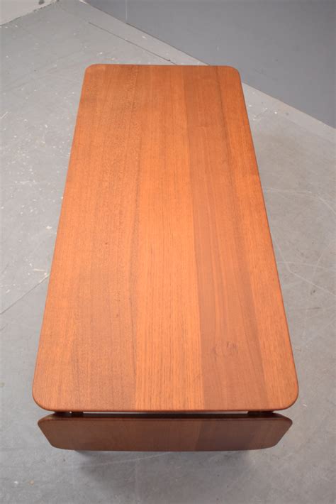 Hvidt Molgaard Lounge Table With Drop Leaves Solid Teak France Son