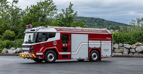 Vancouver Welcomes Canadas First Electric Fire Engine City Of Vancouver