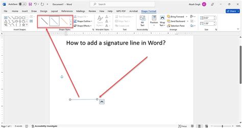 Jak dodać linię podpisu w programie Word