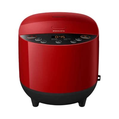 Jual Philips Ltr Rice Cooker Hd Merah Terbaru Ruparupa