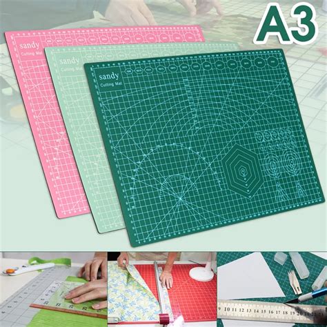 A3 Grid Lines Cutting Craft Mat Board Self Healing Non Slip Printed