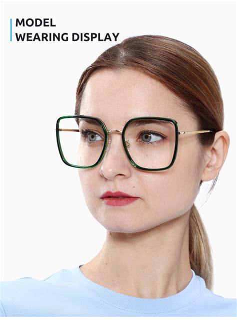 Women S Full Frame Metal Tr Eyeglasses Firmoo