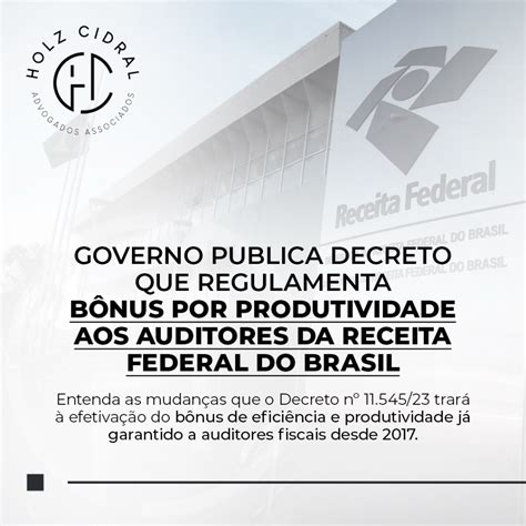 Governo Publica Decreto que regulamenta bônus por produtividade aos