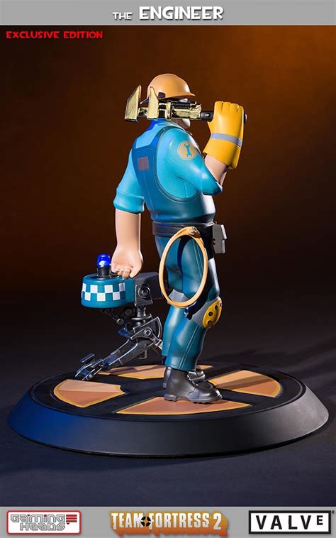 Team Fortress 2 The Blu Engineer Exclusive Statue Gaming Heads