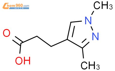 3 1 3 Dimethyl 1H pyrazol 4 yl propionic acidCAS号1006490 35 2 960化工网